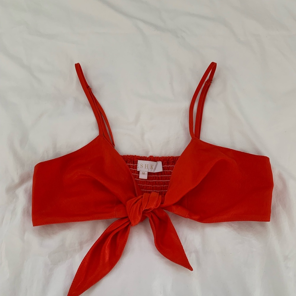 Meshki Bandeu Tie Top